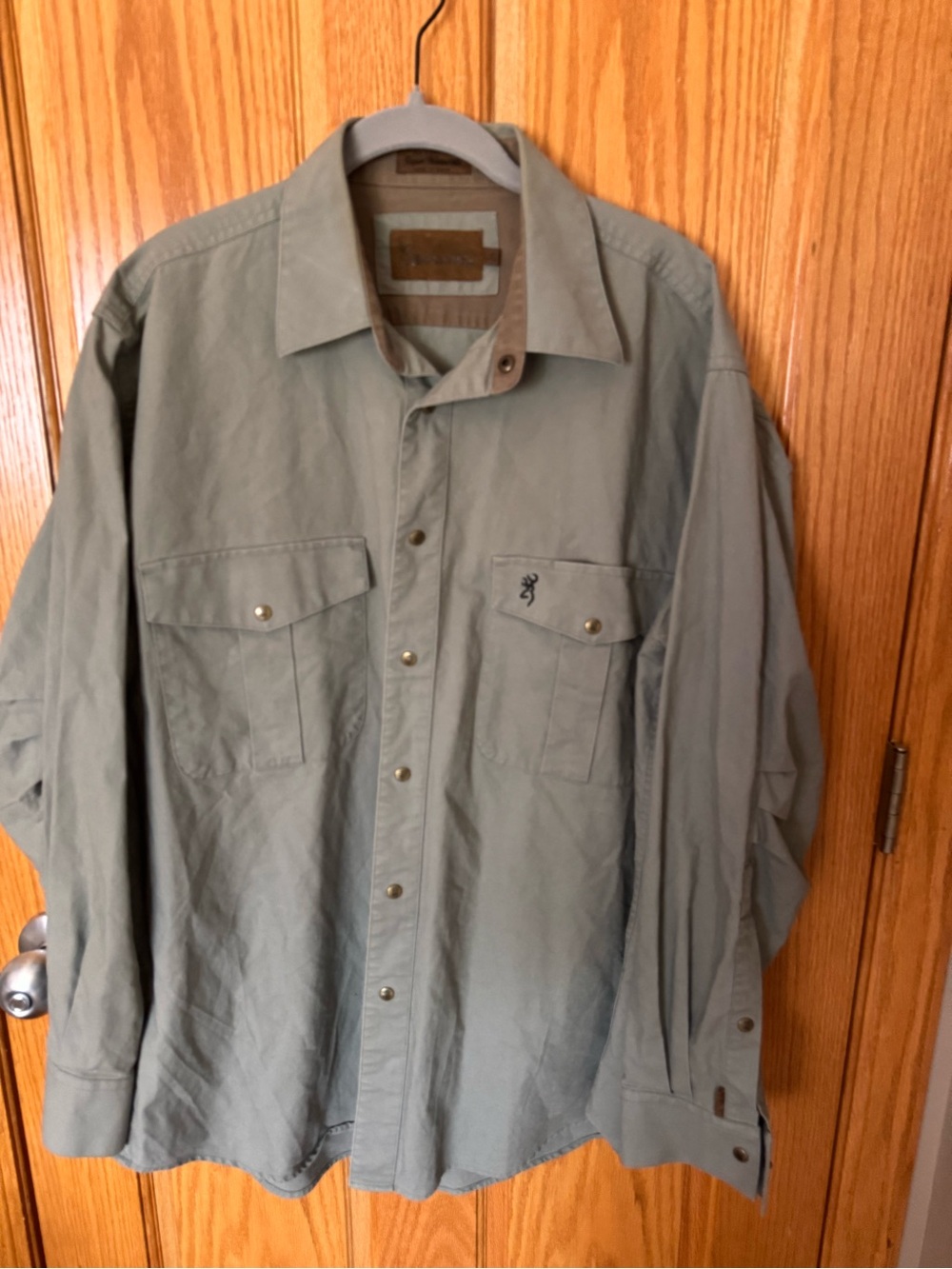 Browning Men's Light Sage Green Shirt Jacket